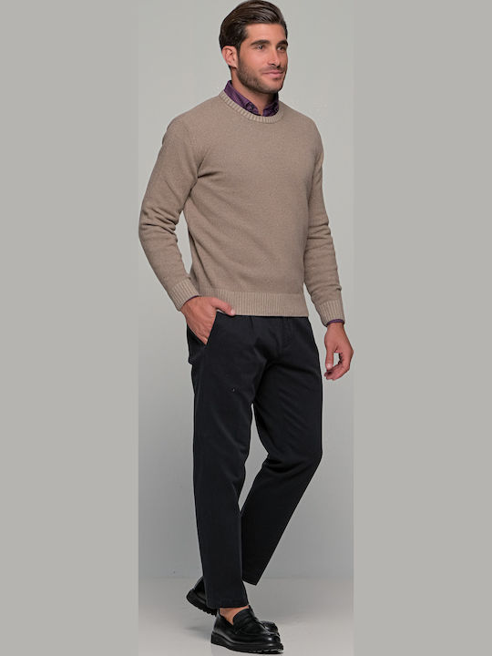 Langarm-Pullover Beige