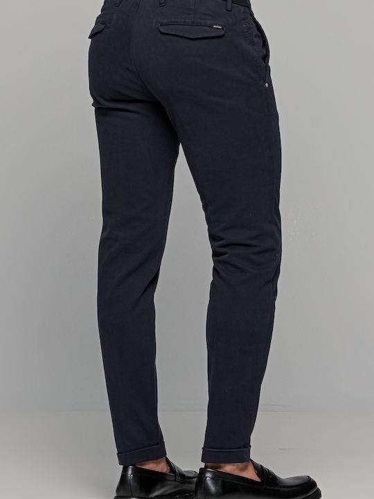 Hose Chino in Geradem Schnitt Blau