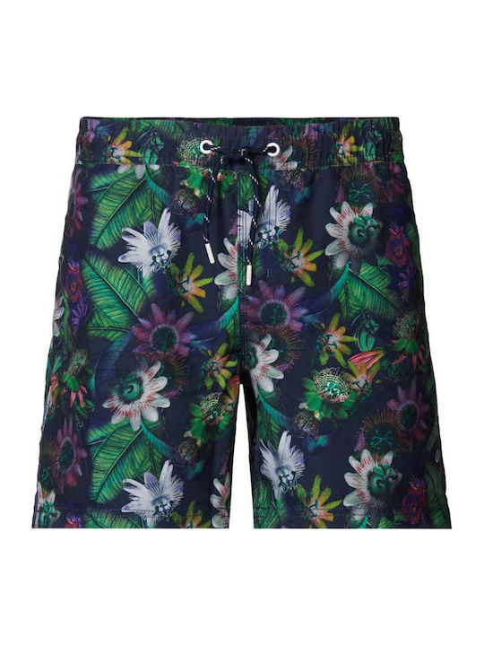Ανδρικό Μαγιό Βερμούδα Μωβ Floral