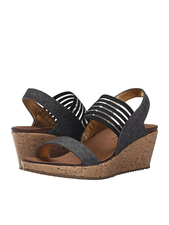 Beverlee Smitten Kitten Women's Fabric Platform Shoes Gray