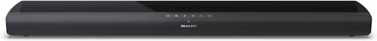 Sharp HT-SB100 Soundbar 75W 2.0 Bluetooth και HDMI με Τηλεχειριστήριο Μαύρο