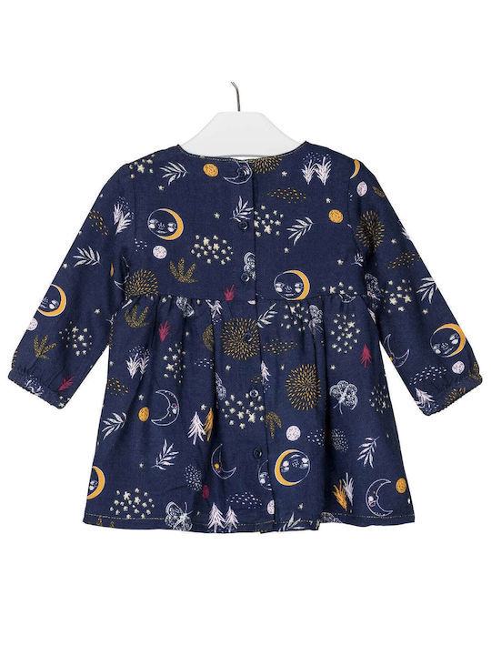 Losan Kids Dress Long Sleeve Navy Blue