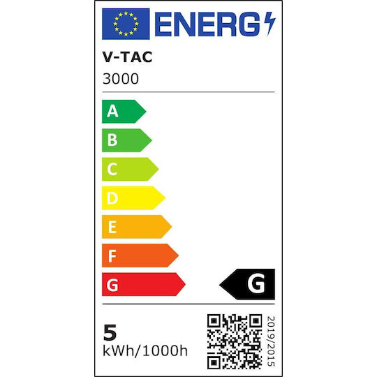 V-TAC Smart Bulb LED 4.8W for Socket GU10 and Shape MR16 RGB 380lm Dimmable