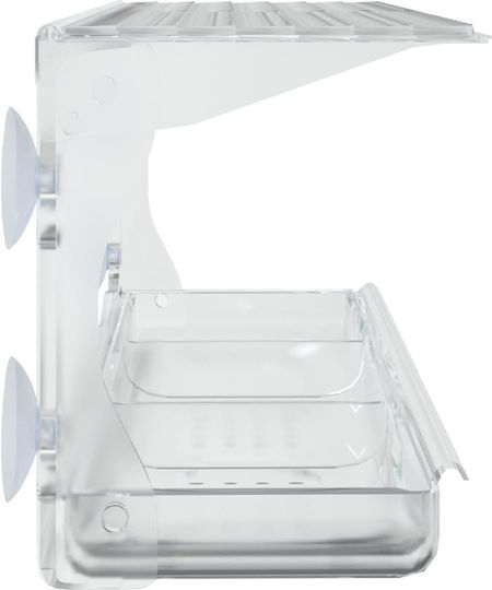 vidaXL Ταΐστρα Πτηνών για Παράθυρο 30x12x15cm