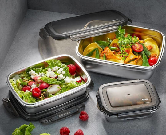 Gefu Inox Lunch Box Preppo Silver 3pcs