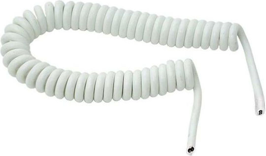 Fanton Power Cord with Diameter 3x1mm² in White Color 1m 1pcs