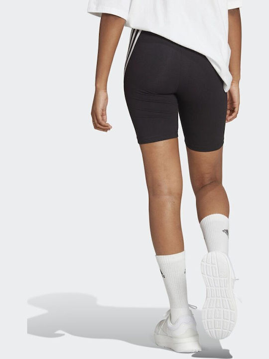 Future Icons 3-Stripes Training Women's Bike Leggings High Waist Black