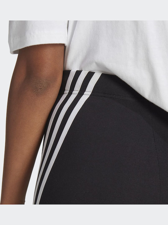 Future Icons 3-Stripes Training Women's Bike Leggings High Waist Black