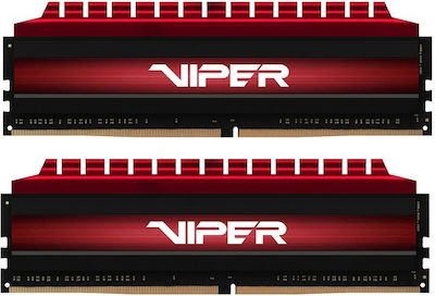 Patriot Viper 16GB DDR4 RAM with 2 Modules (2x8GB) and 3600 Speed for Desktop