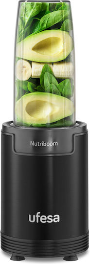 Ufesa BS2500 Nutriboom Μπλέντερ με Κανάτα Tritan 500 ml 900W Μαύρο