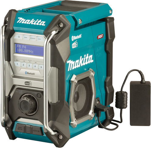 Makita MR004GZ Portable Radio Battery DAB+ with Bluetooth Blue