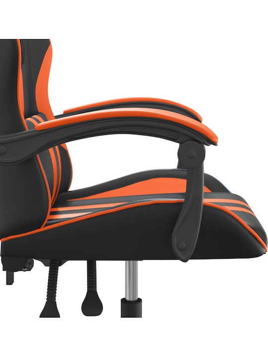 vidaXL 349525 Artificial Leather Gaming Chair Black / Orange