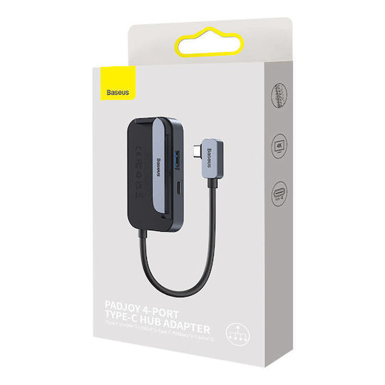 Baseus PadJoy Series USB-C Docking Station με HDMI 4K PD Γκρι