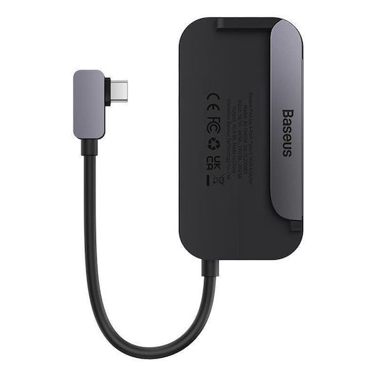 Baseus PadJoy Series USB-C Docking Station με HDMI 4K PD Γκρι
