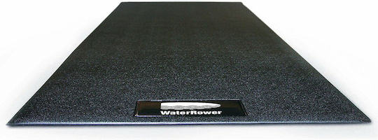 Waterrower Boden Bodenbelag für Turnhallengeräte Fitnessstudio Schwarz 228.6x91.44x0.635cm 1Stück
