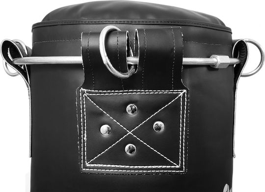 AMILA Leather Filled Punching Bag 30kg 100cm Black