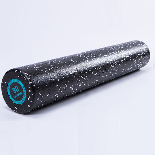 Live Pro Yoga EPE Pilates Round Roller 90cm Black