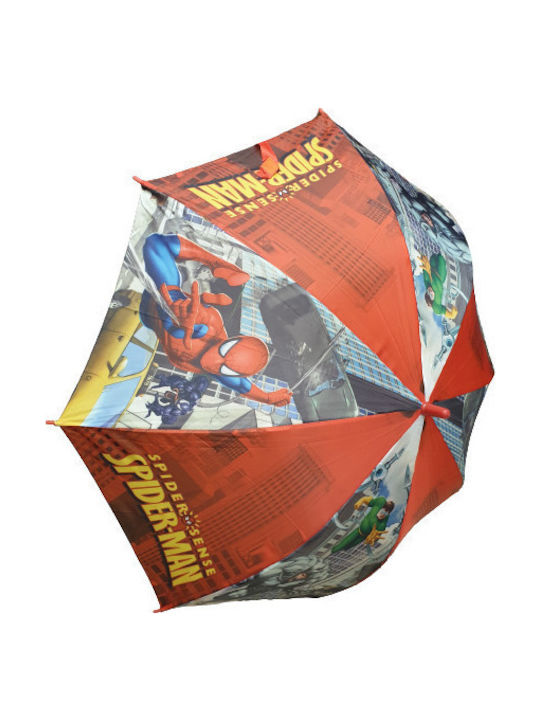 Chanos Umbrelă pentru copii Baston automată roșie cu diametrul de 88cm.