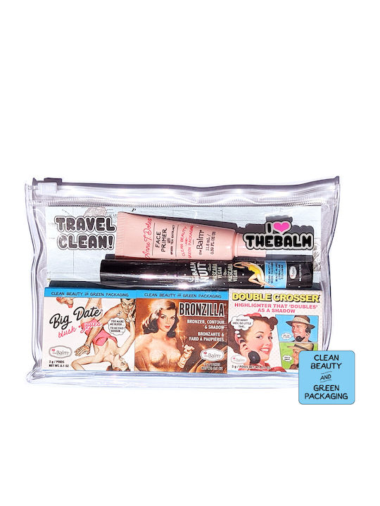theBalm Clean & Green Set de machiaj pentru Față și Ochi 5buc