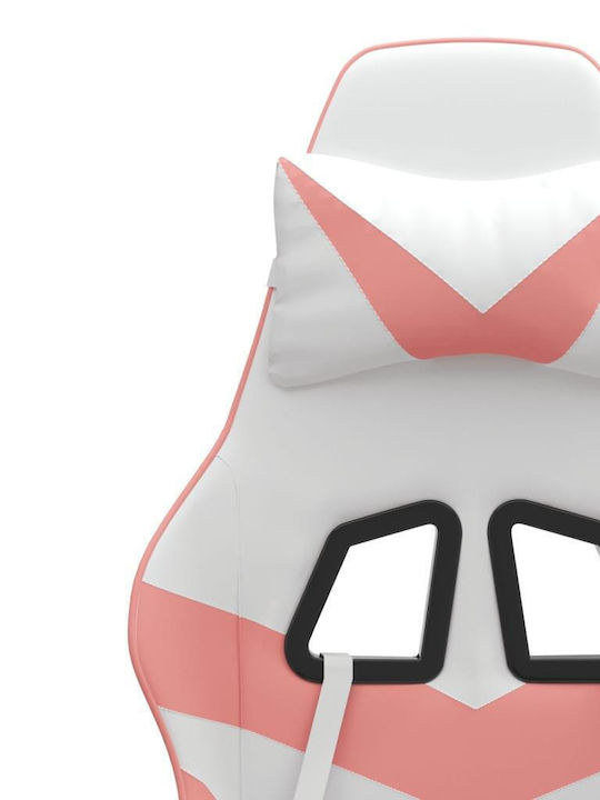 vidaXL 349552 Gaming Stuhl White / Pink