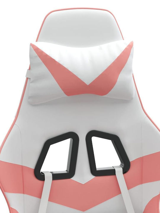 vidaXL 349552 Gaming Stuhl White / Pink