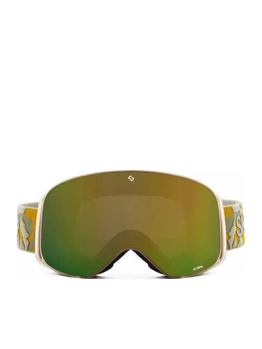 Sinner Olympia Ski- & Snowboardbrille Erwachsene Gray mit Linse Getönt in Orange Farbe