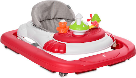 Lorelli Poppy Baby Walker for 7+ Months Red