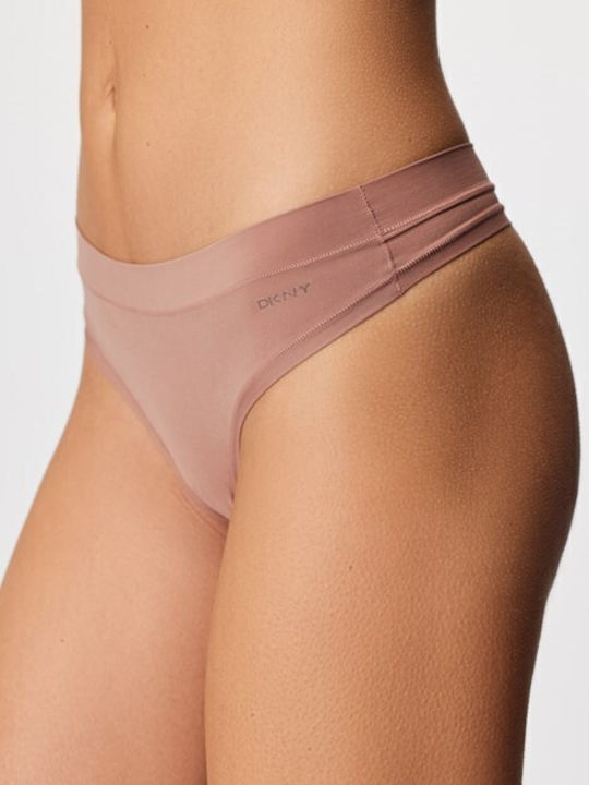Γυναικεία String 3Pack Black/Beige/Pink