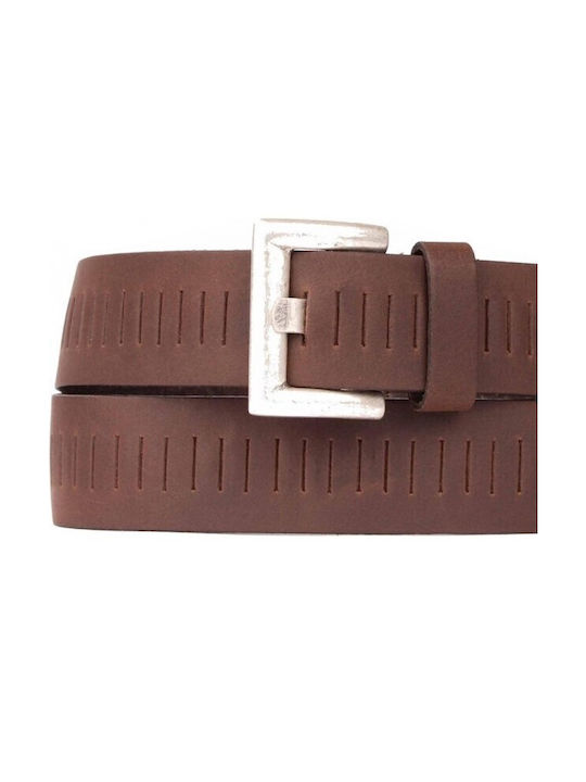 Leather belt Petrol (Brown) 40555