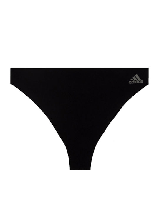 Women's String Black Melange