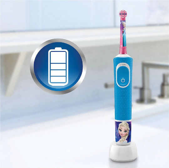 Oral-B Frozen Olaf Children's Electric Toothbrush for 3+ Years Frozen Blue-White