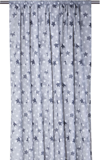 Viopros Kinder Vorhang Ehrlich mit Borte Grey 663072 270x280cm