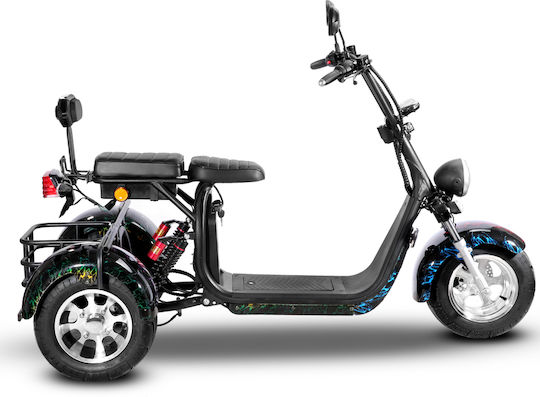WheelnWater ST-04 Scooter Electric Putere 2000W cu Viteză Maximă 45km/h Negru Culoare