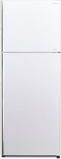 Hitachi Double Door Refrigerator 407lt Total NoFrost H177xW68xD72cm White R-VX471PRU9-1 PWH