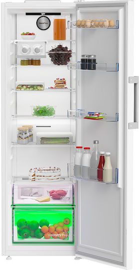 Beko Einzeltür Kühlschrank 365Es NoFrost H186.5xB59.7xT70.9cm. Weiß B3RMLNE444HW