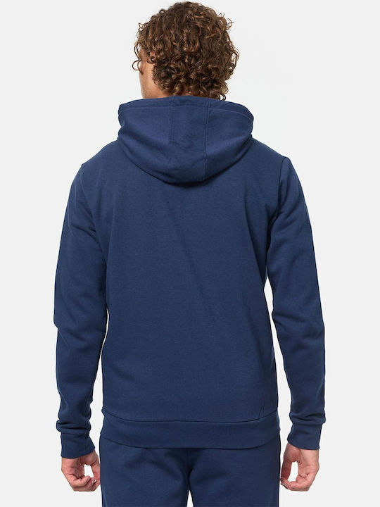 Lintmill Cardigan with Hood Navy Blue