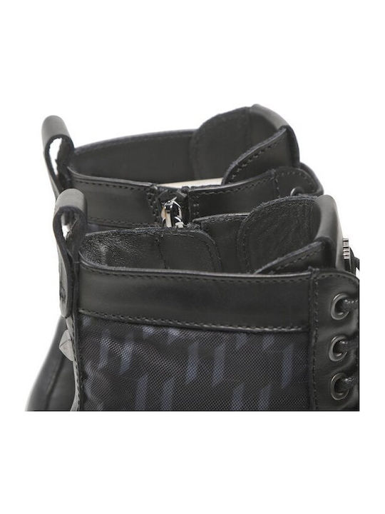 Outland Leather Black Boots