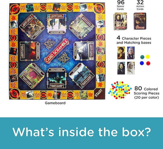 Настолна игра Lord of the Rings - Card Scramble за 2-4 играчи 12+ години (EN) Aquarius