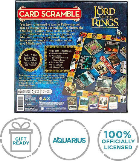 Настолна игра Lord of the Rings - Card Scramble за 2-4 играчи 12+ години (EN) Aquarius