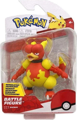 Jazwares Miniature Toy Magmar Pokemon for 4+ Years (Various Designs/Assortments of Designs) 1pc