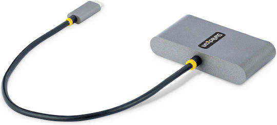 StarTech Hub 4 Θυρών USB 3.2 με σύνδεση USB-C Γκρι