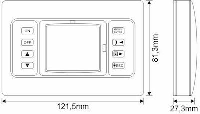 Olympia Electronics BS813/P 940813002 Digital Termostat Spațiu