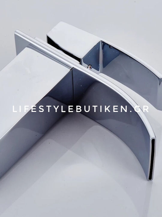 Luxury BR2018 Mixing Waterfall Sink Faucet Retro Chrome