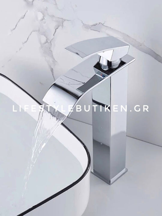 Luxury BR2019 Amestecare Robinet Chiuvetă Cascadă Robinete de chiuvetă Retro Chrome