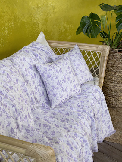 Nima Juliette Armchair Throw 180x180cm Lilac 29858