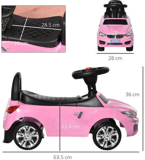 HomCom Pink Ride On Car for 18+ Months