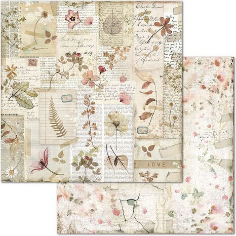 Stamperia Imagine Foi Scrapbooking Față și spate 190gr/m² 10 foi 10buc SBBL65