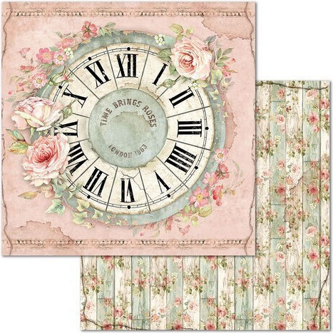 Stamperia House of Roses Листа Scrapbooking Двустранен 190гр/кв.м 10 листове