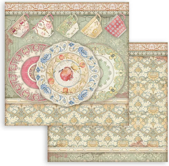 Stamperia Casa Granada Листа Scrapbooking 190гр/кв.м 10 листове 10бр