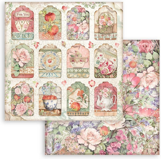 Stamperia Casa Granada Листа Scrapbooking 190гр/кв.м 10 листове 10бр